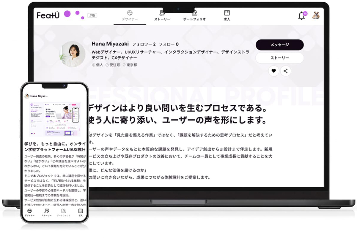 FeatUのプラットフォームイメージ